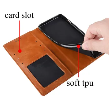 Retro Flip Book Usnja Kritje za VIVO S5 Nex 3 V17 U3 Y11 2019 Magnetni flip denarnice primeru za V17 Pro IQOO 3 NEO U10 telefon kritje