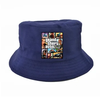 Moda Grand Theft Auto V, 5 GTA 5 vedro klobuki Vroče Igre GTA 5 Navijači Skp Poletje ribič klobuk ribolov ženski boonie klobuk kape