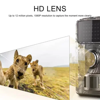 DL-100 Lovske Kamere Wildlife Fotoaparat Night Vision Gibanje Aktivira Prostem Gozd Kamere Sprožilec Divje živali Ogled Fotoaparat