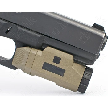 Kompakten Taktično Apl Pištolo Glock Orožje Ar 15 Pištolo Luč Za Weaver Picatinny Železniškega Gori Flash & Stalno Svetlobo De M4968