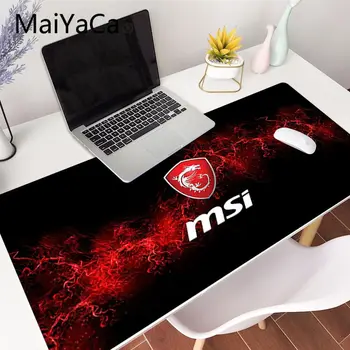 MaiYaCa MSI Zmaj Logotip ozadje Urad Miši Igralec z Miško Pad velike mouse pad računalnik Laptop Notebook mat za igre na srečo mousepad
