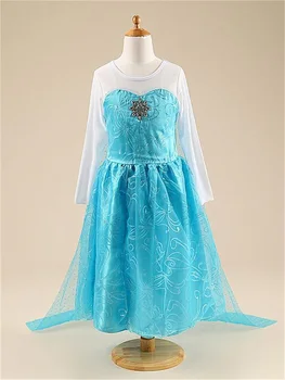 Pustne Obleke za Dekleta Cosplay Kostum Princeska Kostum Obleko Rojstni 3 10T Otroci Otroci Oblačila Z Stranka Krono