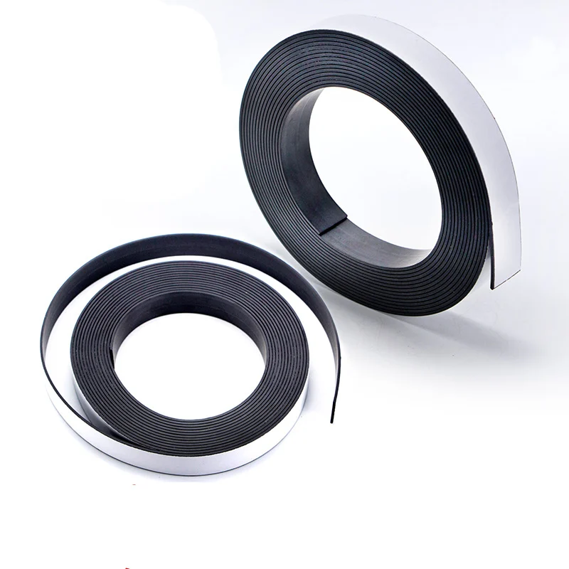 1 Roll (3 M) Samolepilni Gume z Magnetnim Trakom, za DIY Tablo Urad Neodymium Magnetom Adsorpcije Magnetni Trak