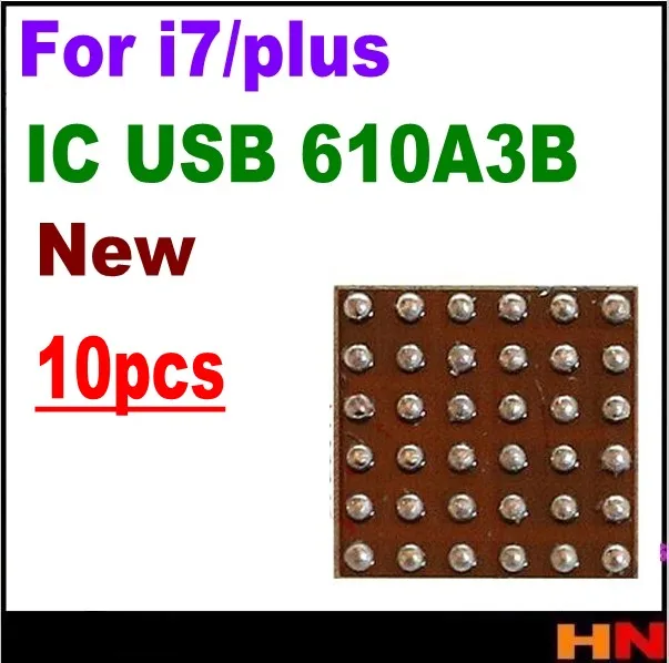 10pcs novih 610A3B 36pins polnilnik USB polnjenje ic za iphone 7 7 plus