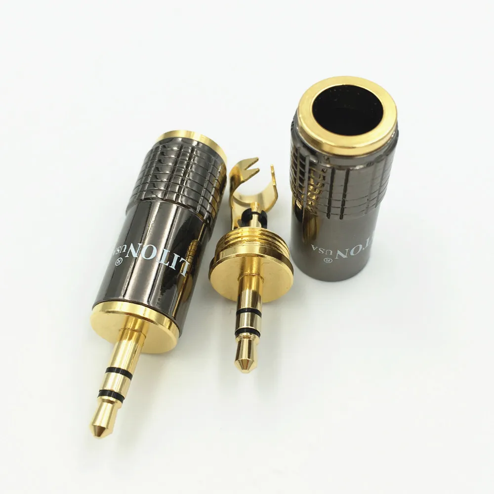 10Pcs Visoko Kakovost 3,5 mm 3 Pole Stereo s Posnetka Moški/ Ženski Vtič za Slušalke Slušalke Napajalnik, Premera 8 mm