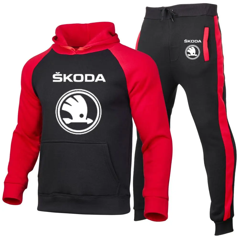 2020 novo pomlad jesen Moški pulover s kapuco Skoda Avto logotip visoke kakovosti bombaž visoke kakovosti Bombaž priložnostne obleko Šport