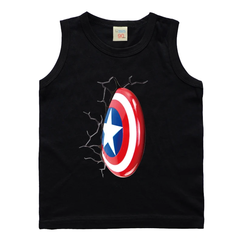 2020 Poletje otroci T-shirt za Boy Oblačila Maščevalec Fantje T Shirt Obleko Captain America Superheroj 3D Tiskanih T Shirt Oblačila