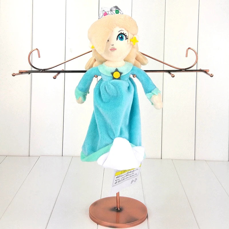23 cm Anime Risanke Plišastih Igrač Princesa Rosalina v Modro Obleko Mehko Polnjene Lutka za Dekleta