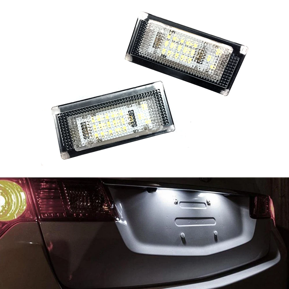 2pcs 12V Avtomobilska LED Številko registrske Tablice Luči Za BMW Mini R50 R52 R53 Cooper S brez Motornih Zunanjost Svetilke