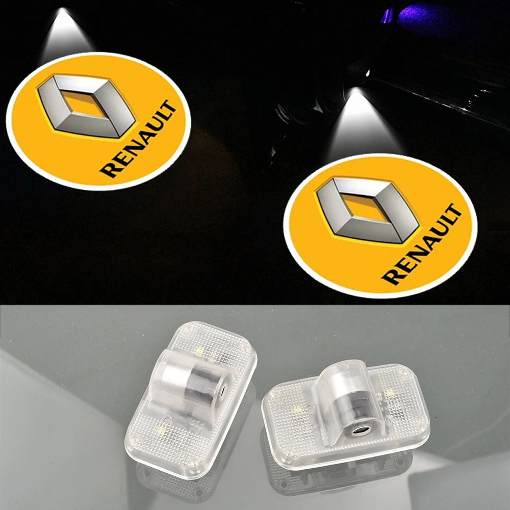 2Pcs Vnos LED Luči, Vrata Avtomobila z Dovoljenjem luči Za Renault Koleos 2016 2013 2012 2011 2010 2009 Projektor