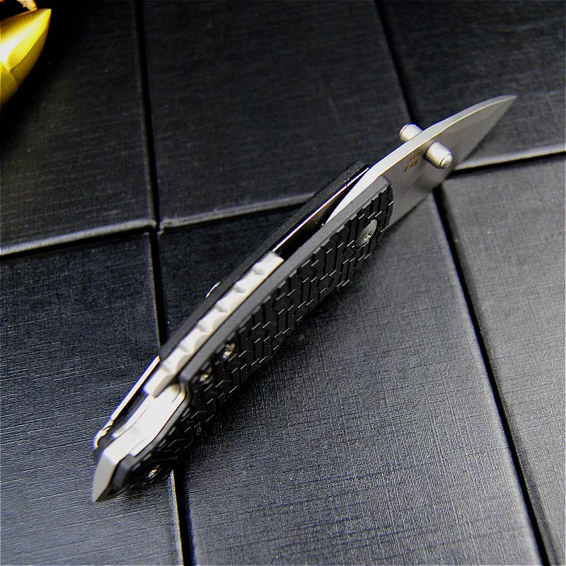 3800 58HRC oksidacije 7 cr13v jeklo črna folding nož prostem oster lovski nož EOS žep folding nož tovarne neposredne prodaje