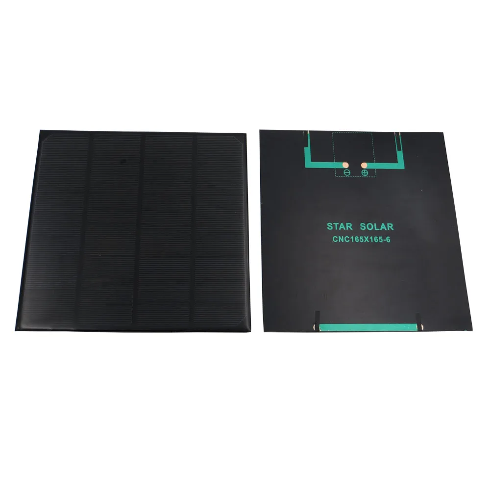 6V 750mA 4.5 W 4,5 W Sončne celice Standard Epoksi Monokristalne Silicijeve DIY Baterijo Napolnite Modul Mini Sončne Celice igrača