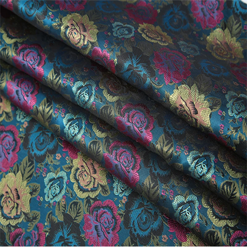 90*100 cm visoko-kakovostni razred jacquardske brocade pokaže tkanine pastorala rose vrečko blazine embalaža blazino diy ročno izdelane tkanine