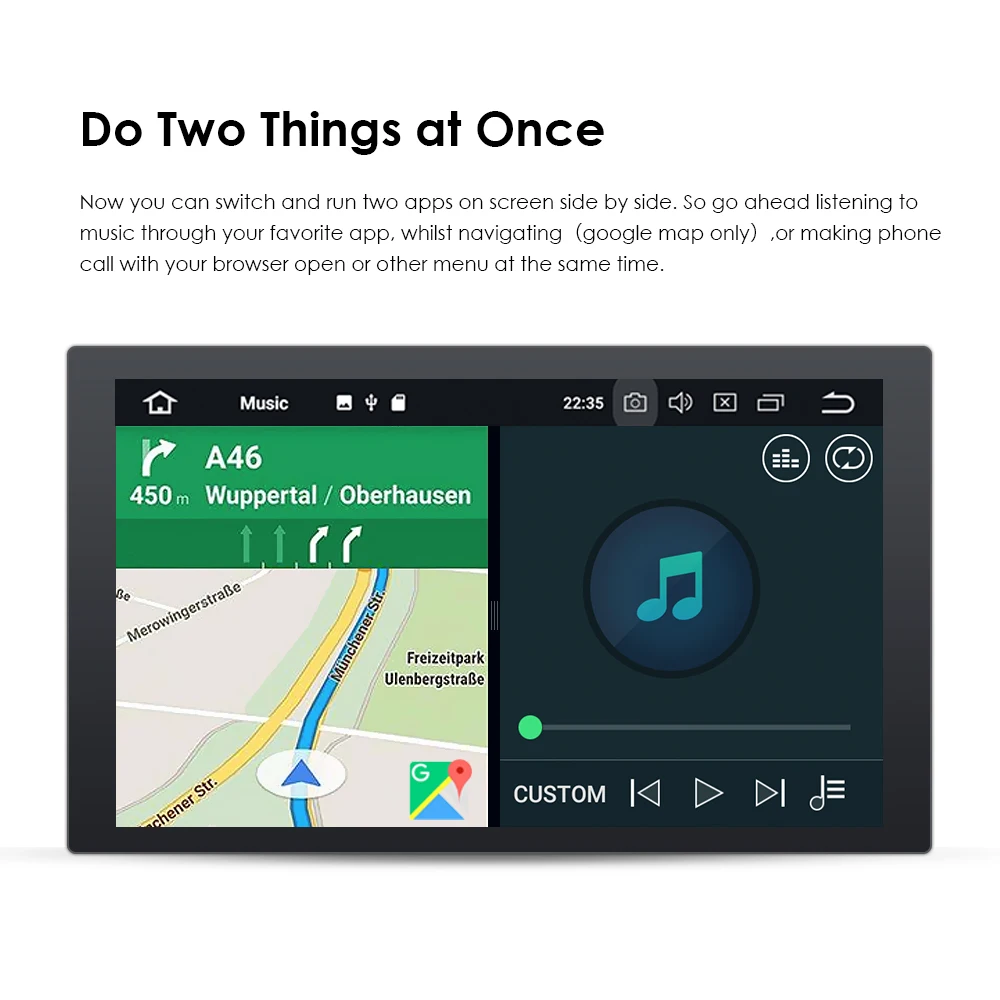 Android 10 7 inch Dvojno Din Univerzalni Avto Radio, GPS Multimedia Enota Predvajalnik Za TOYOTA, Nissan Kia RAV4 Honda Hyundai