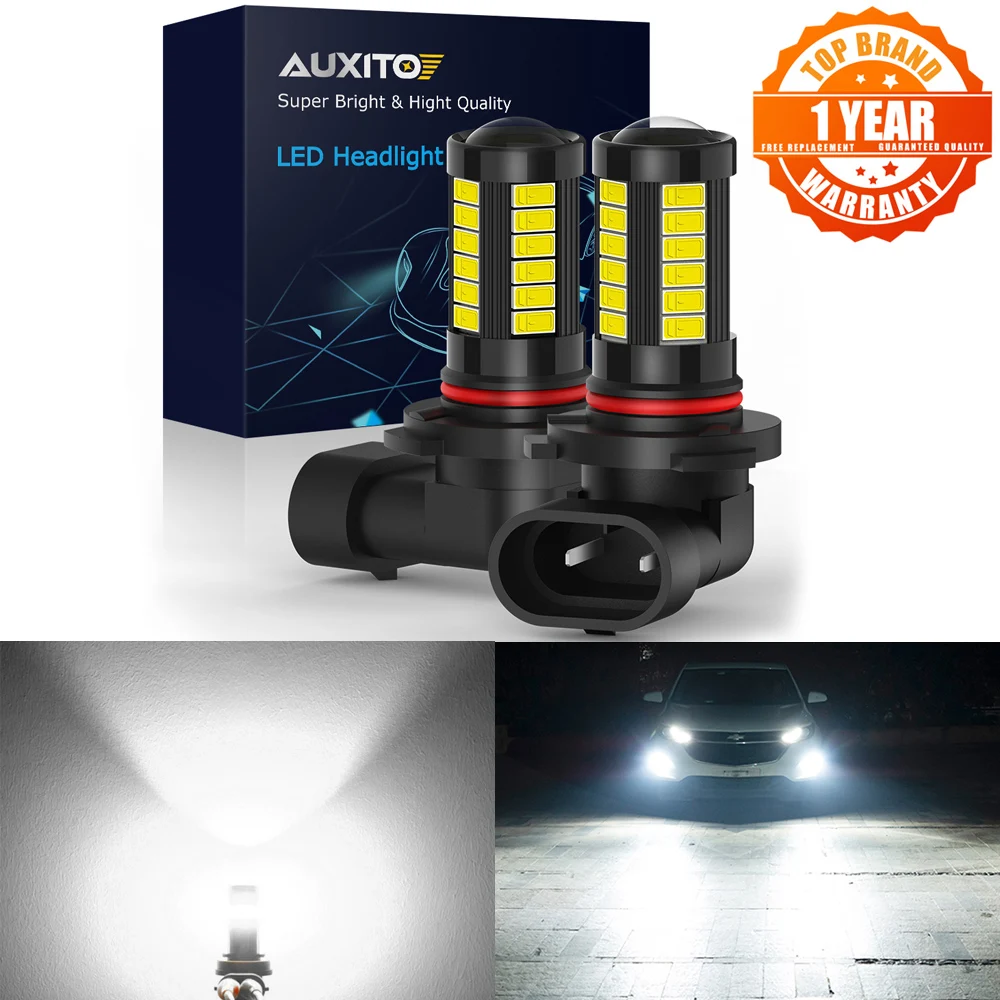 AUXITO 2x H11 H8 LED meglenke za Avto H10 9005 HB3 9006 HB4 LED Žarnice za Audi A4 B8 A3 8P A5 A6 A8 B6 B5 B9 V3 V5 V7 C4 C5 C6
