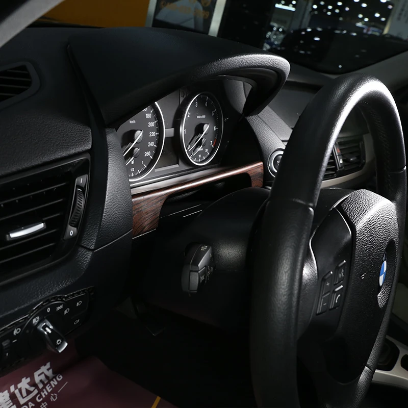 Avto Dodatki Notranjost nadzorno ploščo za Dekoracijo Okvir Pokrova Trim Za BMW X1 (E84 2013-Podoknu za Krmarjenje Varstvo Okvir 1 Kos