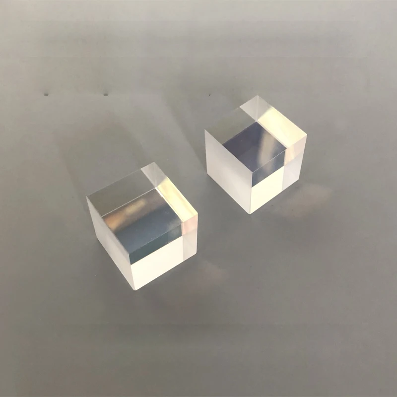 Beamsplitter Lepljene Kocke, 40 * 40 * 40 mm Split Razmerje 5: 5 Semi-transflective Optični Preizkus po Meri laser cube