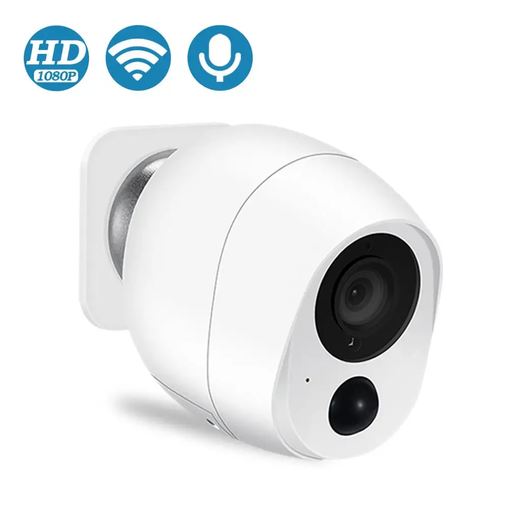 BESDER 1080P Mini WiFi IR Kamero Night Vision Nepremočljiva Varnosti IP Kamere SD Cloud Storage Snemanje Zvoka Baterije IP Kamere