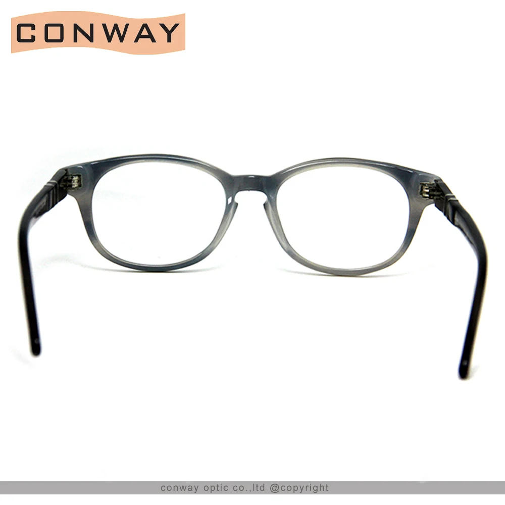 Conway Retro Krog Jasno, Leče Očala za Ženske, Moške, Brez, Recepta Očal Okvir Kakovosti Acetat Očala Očala Havani