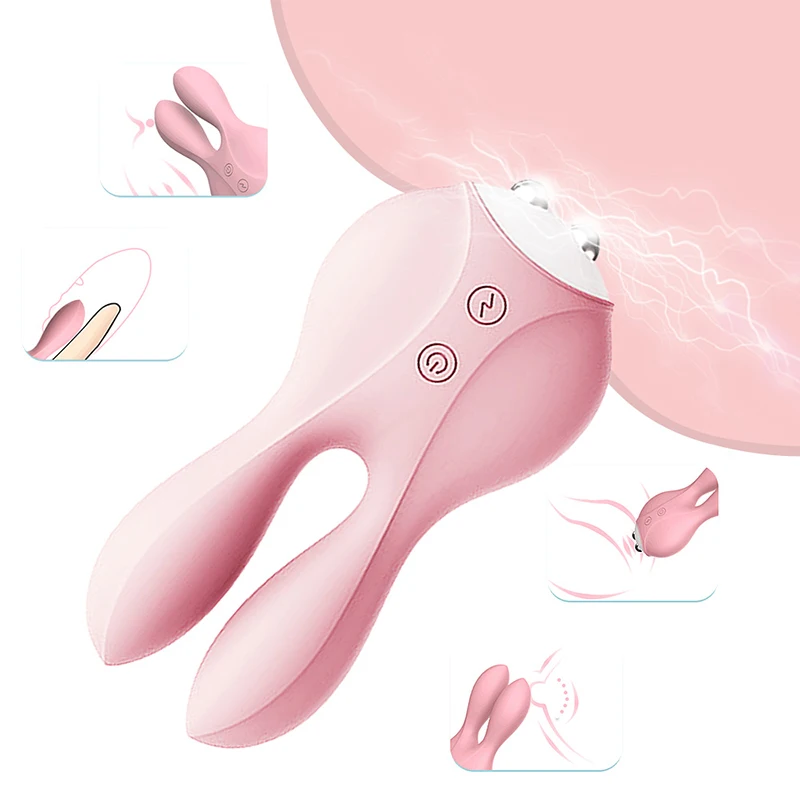 Električni Šok Rabbit Vibrator za Klitoris Stimulator G-spot Vibracijsko Jajce Vagina Prsi Masaža Klitoris Vibrator Sex Igrače Za Ženske