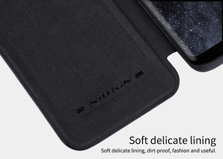 Flip Case za Samsung Galaxy S8 S8+ NILLKIN Qin PU Usnje Pokrovček za Samsung S8 Plus S8+ Primeru