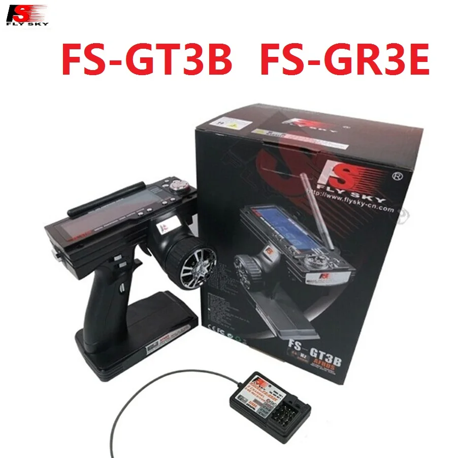 Flysky FS-GT3B GT3B 2.4 G 3CH LCD Oddajnik Radia Model Daljinskega upravljalnika & Sprejemnik za RC Avto, Čoln