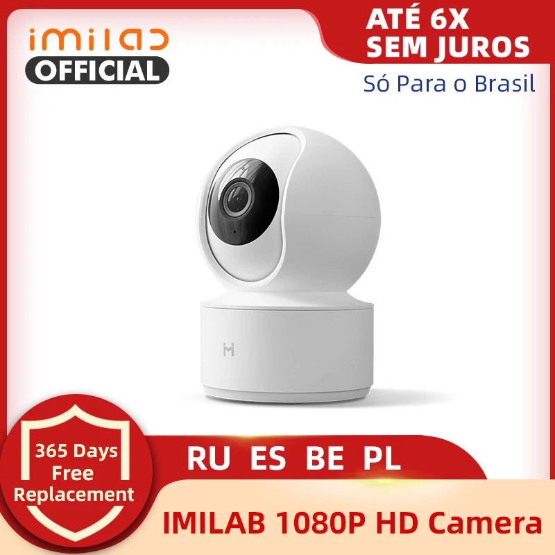 Globalna Različica IMILAB 016 IP Kamero Baby Monitor Smart Mi Doma App 360° 1080P HD WiFi Varnostne Kamere CCTV nadzorna Kamera