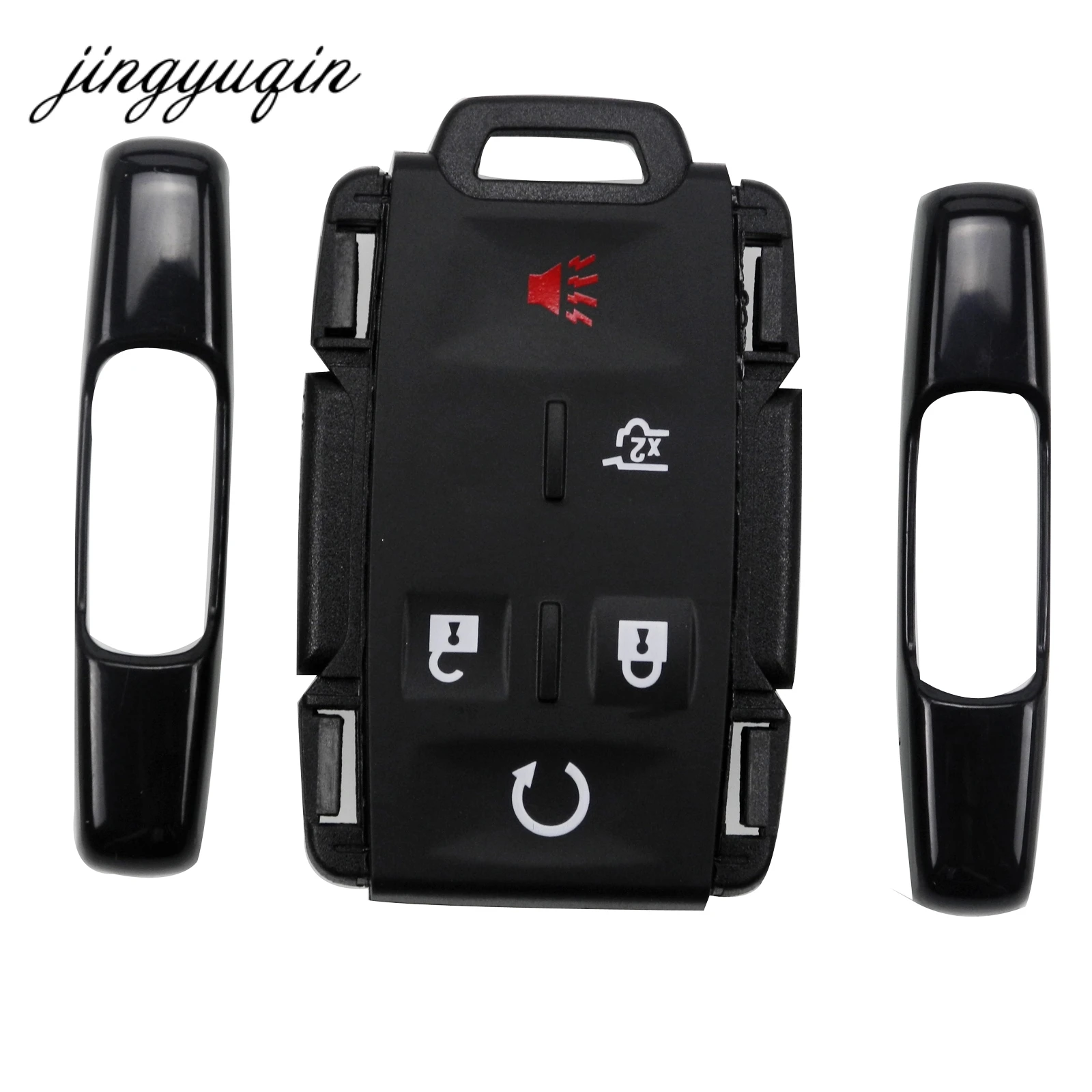 Jingyuqin 5pcs/veliko 3/45 Gumb za Vstop brez ključa za Daljinsko Fob Lupini za Chevrolet Colorado Silverado za GMC Sierra Avto Ključ Primeru