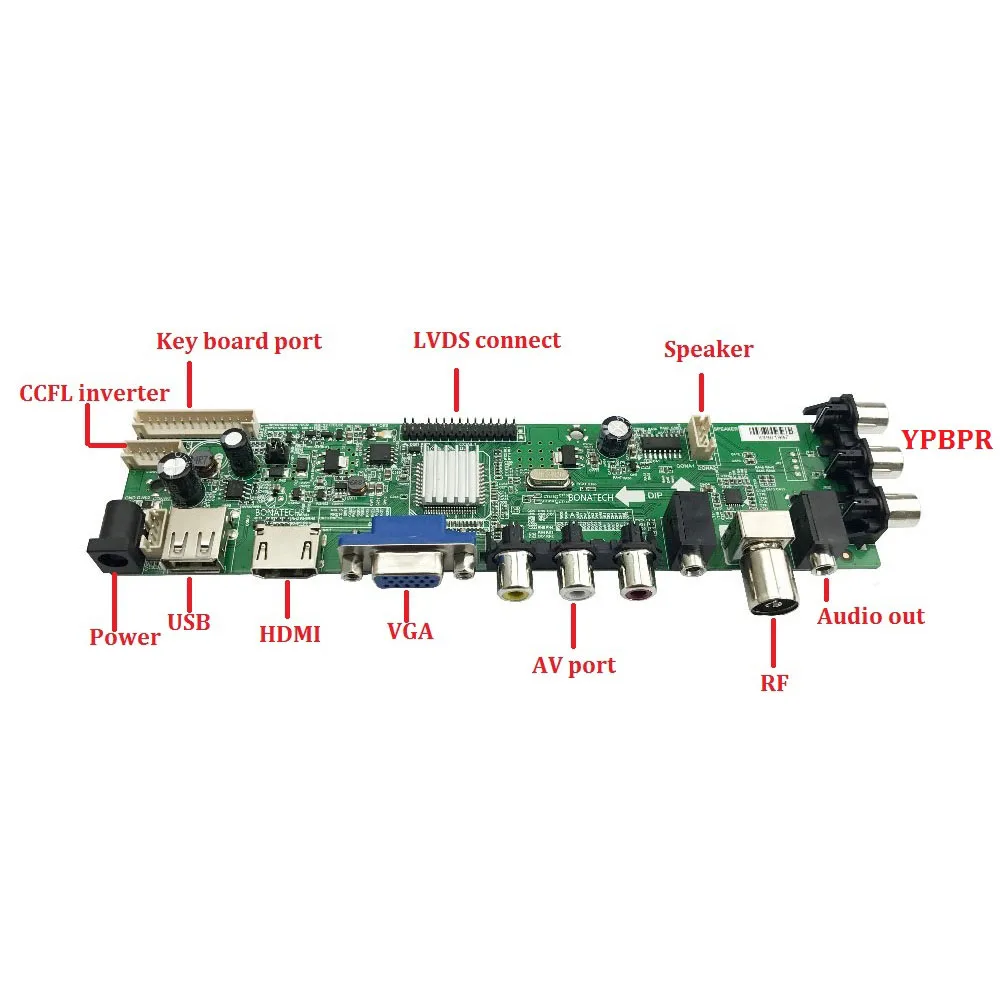 Komplet Za B140RTN02.1/B140RTN02.2 Signalni krmilnik odbor digitalni WLED VGA daljinskim LED 1600X900 40pin DVB-T, DVB-T2 TV LVDS USB, HDMI