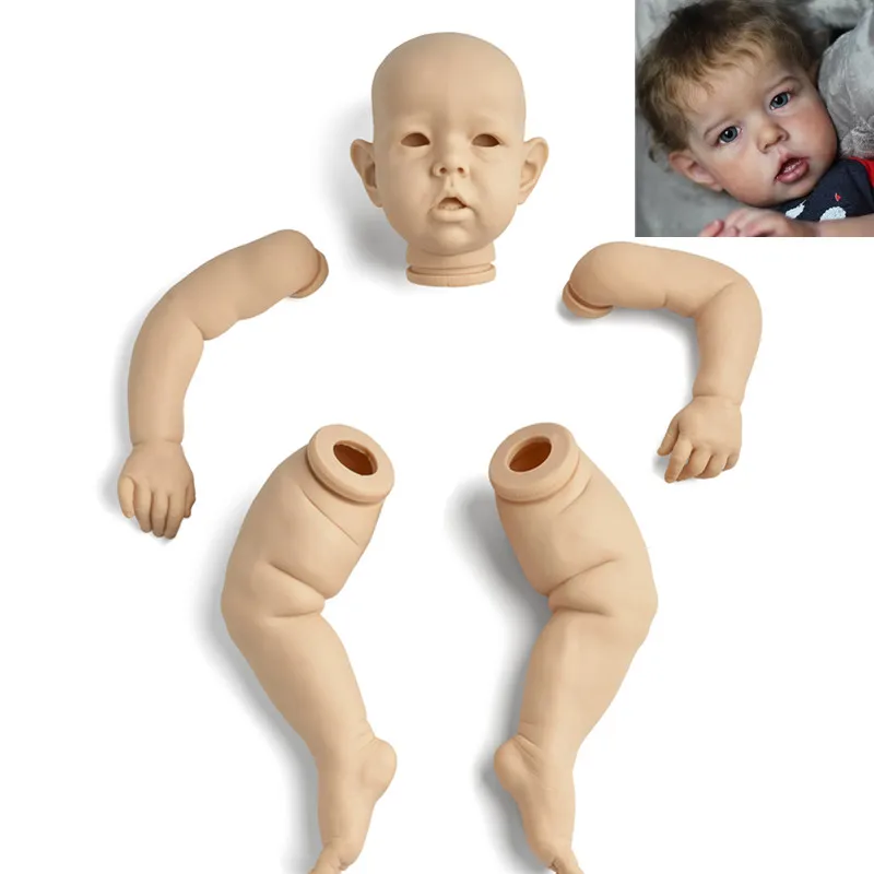 LIMA bebe Prerojeni Mehke Roke Unpainted Nedokončane Lutka DIY Realne Novorojenčka Lutka Baby Doll Kompleti Igrača, ki je Na Zalogi Otrok darilo