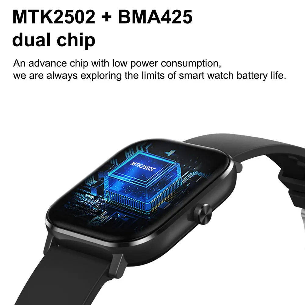 LOKMAT Bluetooth Klic Pametno Gledati 2020 Poln na Dotik Fitnes Tracker Sport Štoparice Ura Ženske GTS Smartwatch Moških za Android IOS
