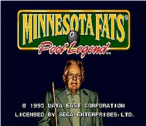 Minnesota Fats Bazen Legenda 16 bit MD Igra Kartice Za Sega Mega Drive Za Genesis
