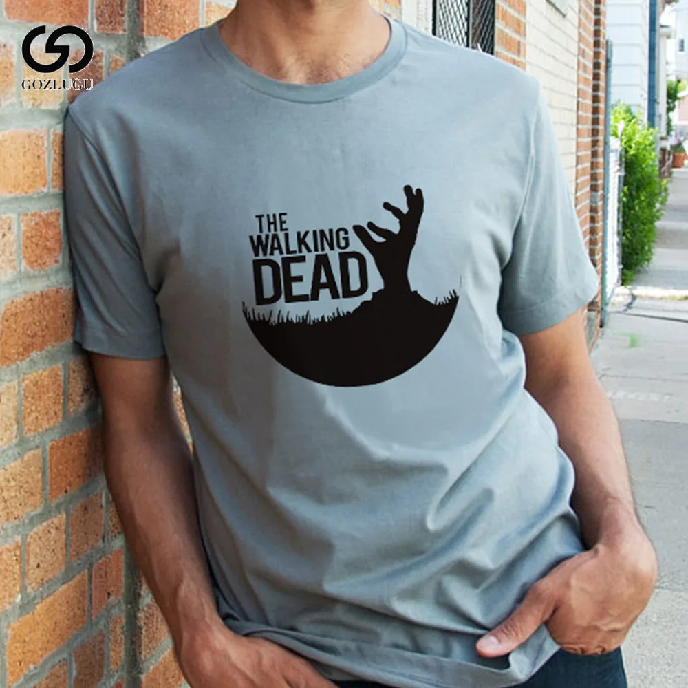 Moda za moške Kratek Rokav T-Shirt Poletje Walking Dead Walking Dead Lepoto Drama angleški Tisk Evropi in Ameriki.