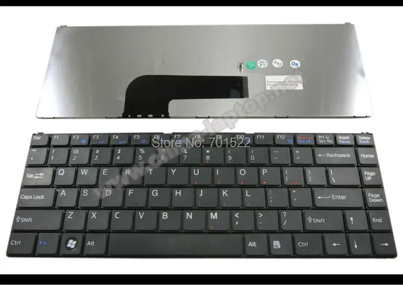 Nov Laptop tipkovnici za Sony Vaio PCG-7X1L PCG-7X1M PCG-7X2L PCG-7T1L PCG-7Y1L VGN-N VGN-N VGN-N100 Črno NAS K070278D1 147998121