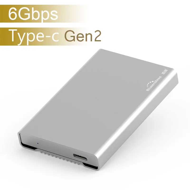 Ohišje HDD USB 3.1 Gen2 SATA HDD SSD ohišje za Trdi Disk, Ohišje 2.5' 7-9.5-15 mm TIP-C Primer Zunanji Trdi Disk
