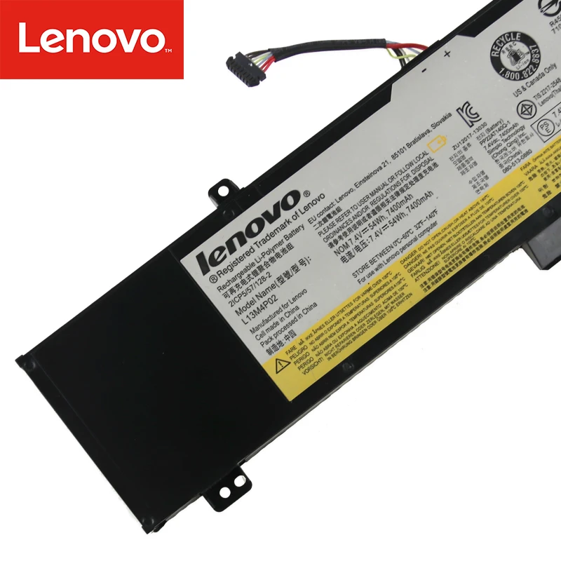 Original Laptop baterija Za Lenovo Y50-70 Y70-70 Y70 121500250 Tablet L13M4P02 L13N4P01 L13M4P02 7.4 V 54Wh
