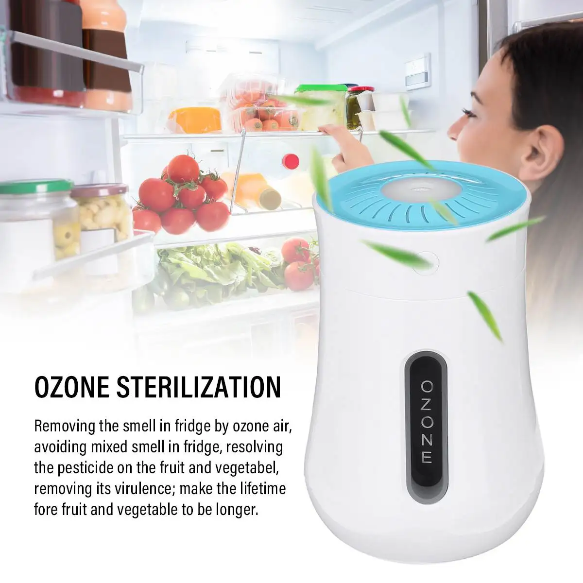 Ozon Generator Ikiwa Prenosni Čistilec Zraka USB Polnilne Ozona Sterilizator Pralni Zraka Razkuževanje Kavo O3 Maker