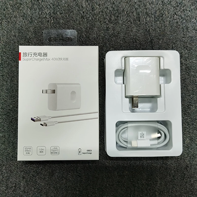 QC 3.0 40W Super Hitro Polnjenje 5A Podatkovni Kabel Set za Huawei P40/Mate 30 Prenosni Mobilni Telefon Polnilnik Dropshipping
