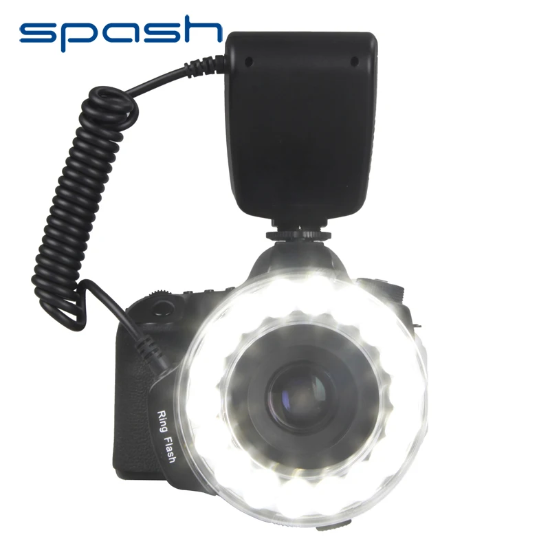 Spash RF-600E LED Bliskavica Makro obročna Bliskavica Speedlite za Fotoaparat Sony Flash 18pcs SMD LED Video Luč z 8pcs Adapter Ring
