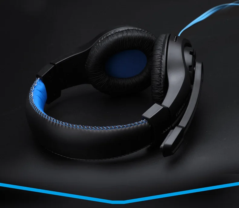 Strokovno 3,5 mm Žično Head-mounted Gaming Slušalke Za Računalnik PS4 POLJE Bas Stereo PC Gamer Prenosnik Žično Slušalko Z Mikrofonom