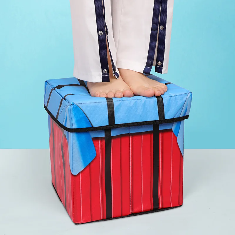 Ustvarjalne Igre Airdrop Paket Škatla za Shranjevanje Gospodinjski Oblačila, Igrače Naplavin Shranjevanje Lahko Korak na Zložljivi Skladiščenje Skladiščenje Blata