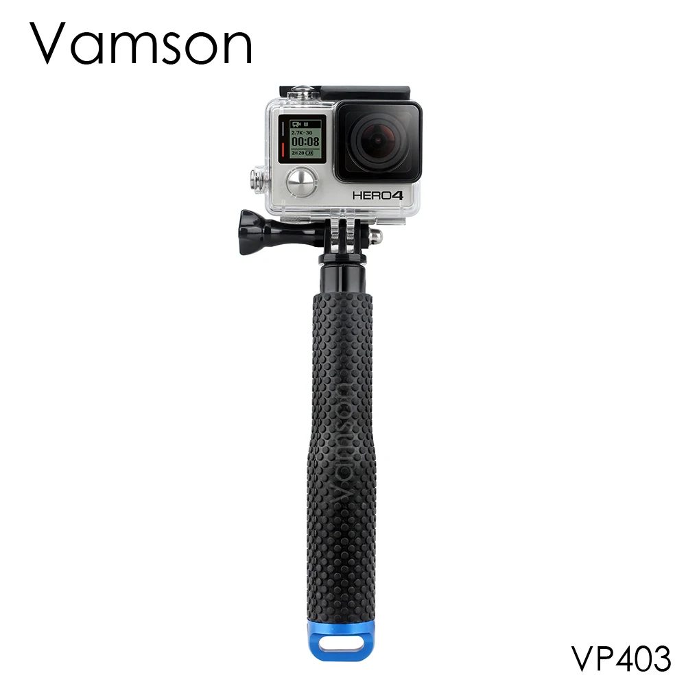 Vamson za GoPro 7 6 5 4 3 Aluminija Zložljivo Palico Selfie Palico Monopod Stojalo Nosilec za SJCM za Xiao Mi je Yi VP403