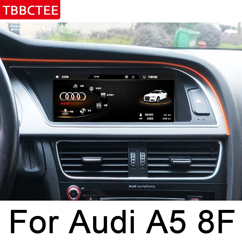 Za Audi A5 8T 8F ' 2008~2016 MMI Avto Radio, GPS, Android Navigacijske Stereo AUX multimedijski HD zaslon na dotik izvirni slog Zemljevid WIFI