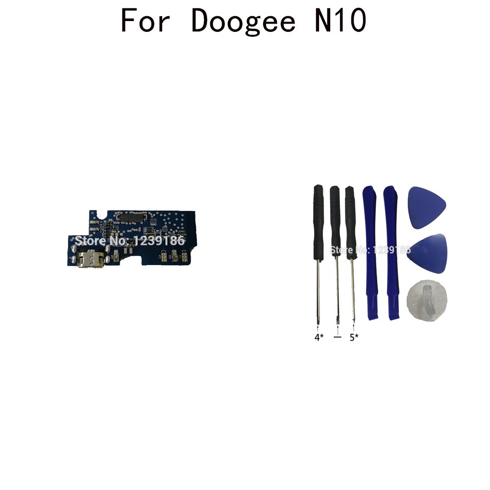 Za Doogee N10 Original USB Polnjenje Dock USB Vtič Polnilnika Odbor Modul Popravilo Delov+Orodje