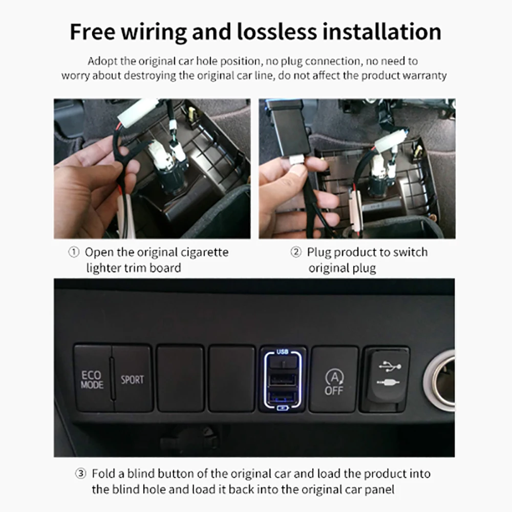 Za Suzuki Swift/Ertiga/Ciaz/Igins univerzalni Avto USB polnilec za hitro polnjenje 2,0 A 220V 2 Vrata USB2.0 Telefon Napolnite