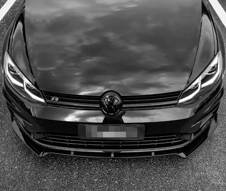Za Volkswagen GOLF 7.5 Body kit spojler-2018 Za GOLF T ABS Zadnji lip zadnji spojler prednji Odbijač Difuzor Odbijači Zaščitnik
