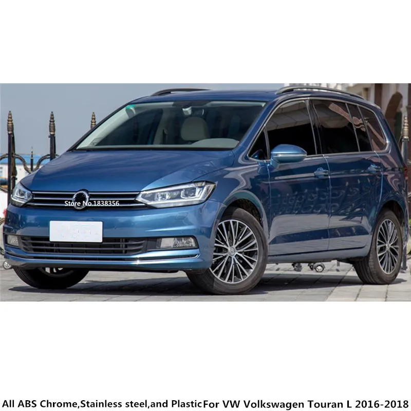 Za VW Volkswagen Touran L 2016 2017 2018 2019 Palica iz Nerjavečega Jekla Nazaj Zadnja Vrata, vrata prtljažnika Okvir Tablice Trim Lučka za Prtljažnik