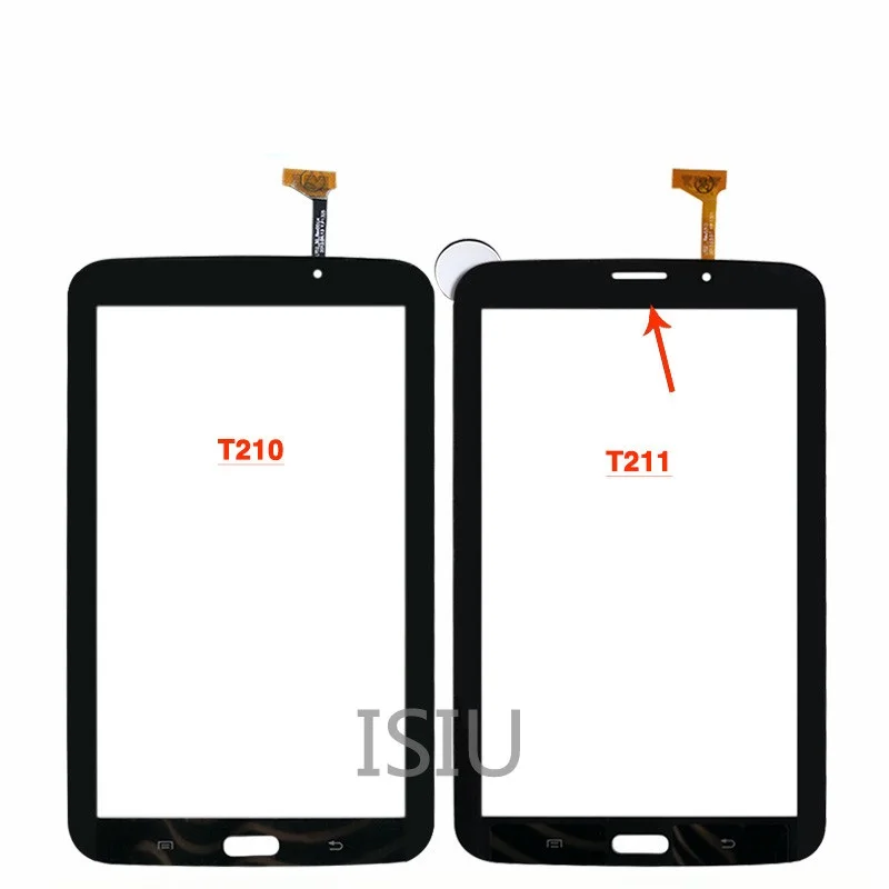 Zaslon na dotik Za Samsung Galaxy Tab 3 7.0 T210 T211 SM-T210 SM-T211 P3210 Tab3 Zaslon LCD Steklo Računalnike Tablični Deli