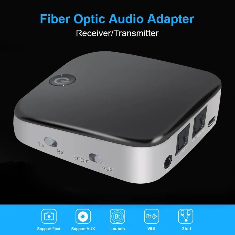 ZTI-029 2 v 1 Bluetooth Adapter 3,5 mm Priključek AUX SPDIF Audio Sprejemnik Oddajnik za Podporo A2DP in AVRCP Protokola
