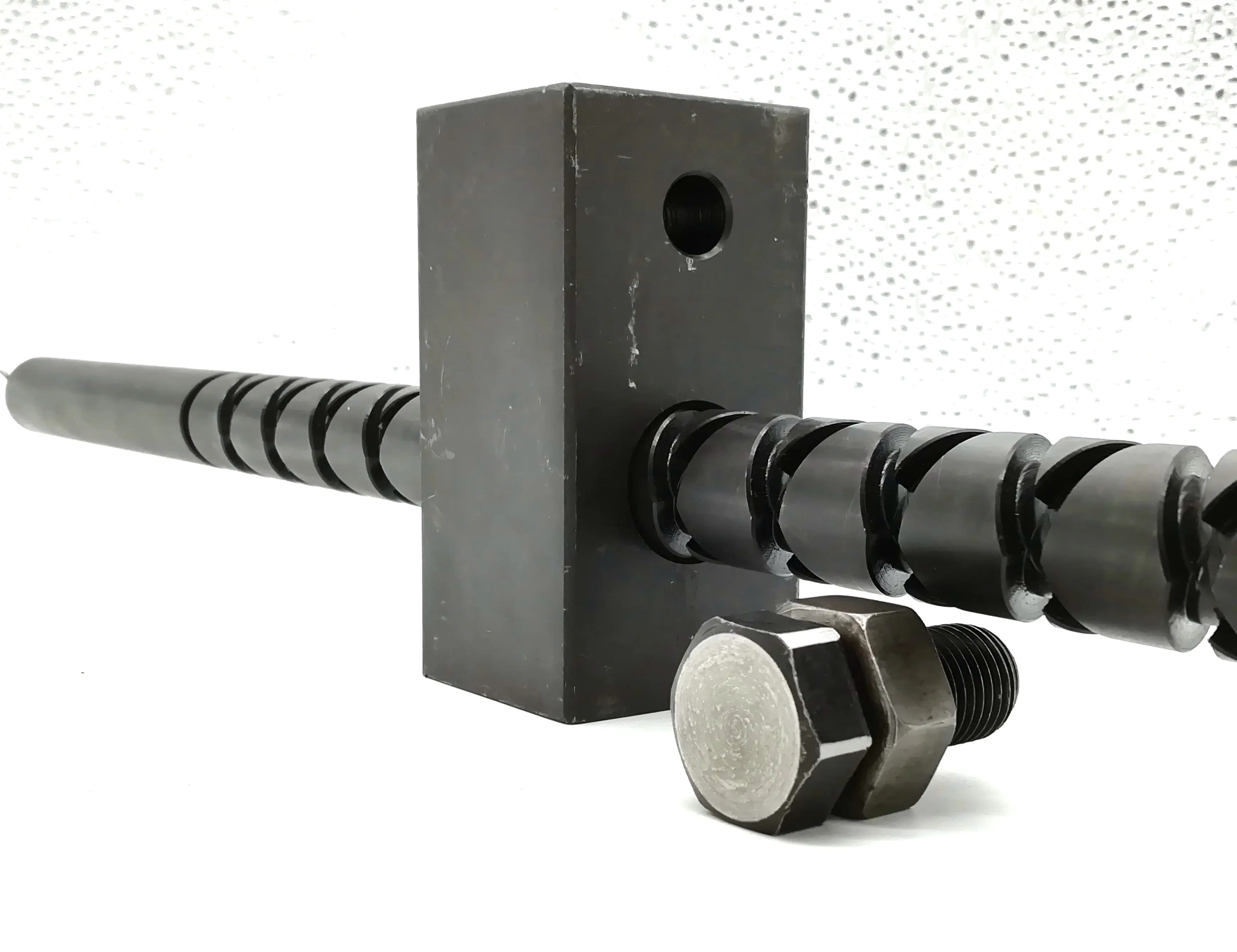 Črna, z Izmeničnim ali Obračalni Vijak z blok 500mm Dolžina 25 mm, premer